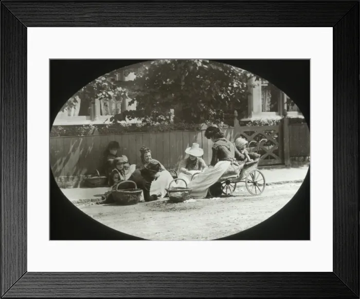 Framed Print : Lantern Slide Series - Bygones Framed Print : Lantern Slide Series - Bygones