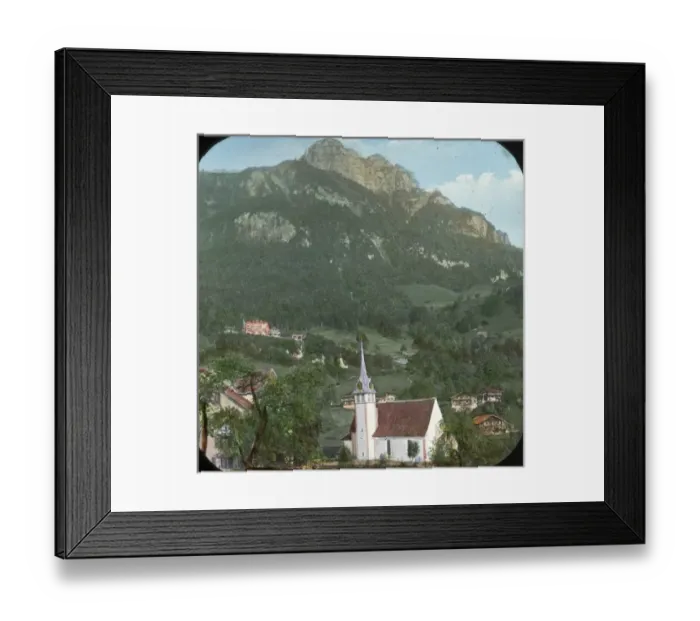 Framed Print : Switzerland - Morschach Village Framed Print : Switzerland - Morschach Village