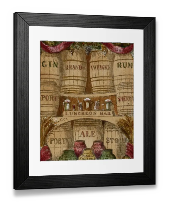 Framed Print : Barrels of drink Framed Print : Barrels of drink