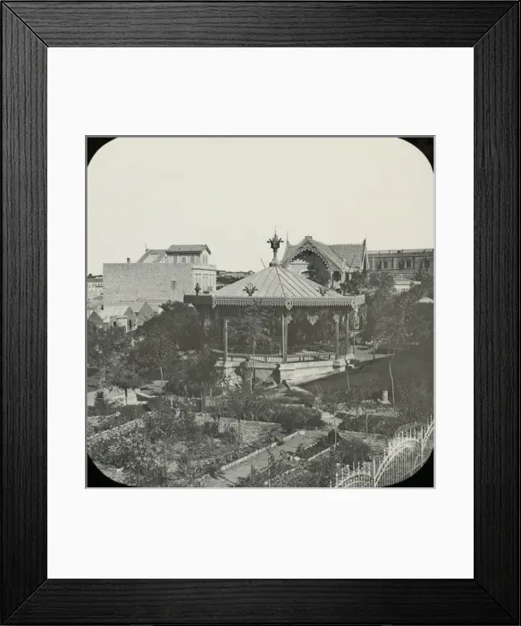 Framed Print : Public Gardens (Modern) Framed Print : Public Gardens (Modern)