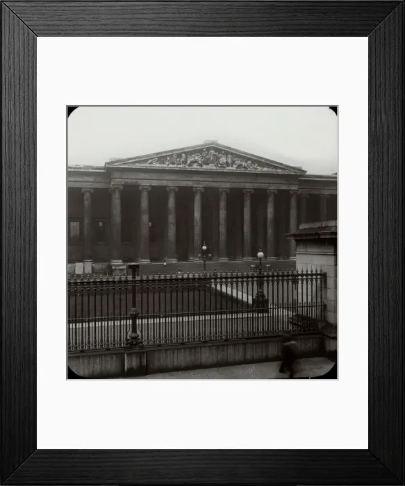 Framed Print : Bible 1. Slide showing a large neoclassical building. Part of Box 366. Date: circa 1900