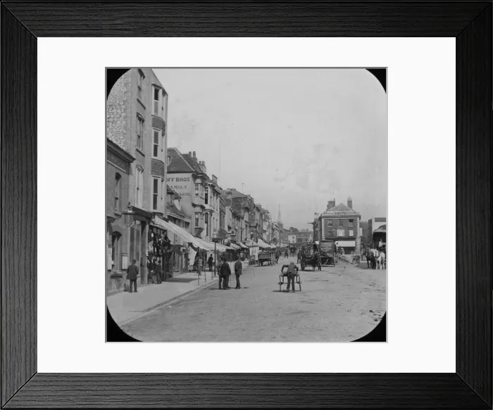 Framed Print : Maidstone - The High Street Framed Print : Maidstone - The High Street