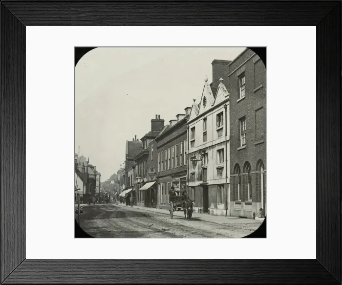 Framed Print : Rochester - High Street Framed Print : Rochester - High Street