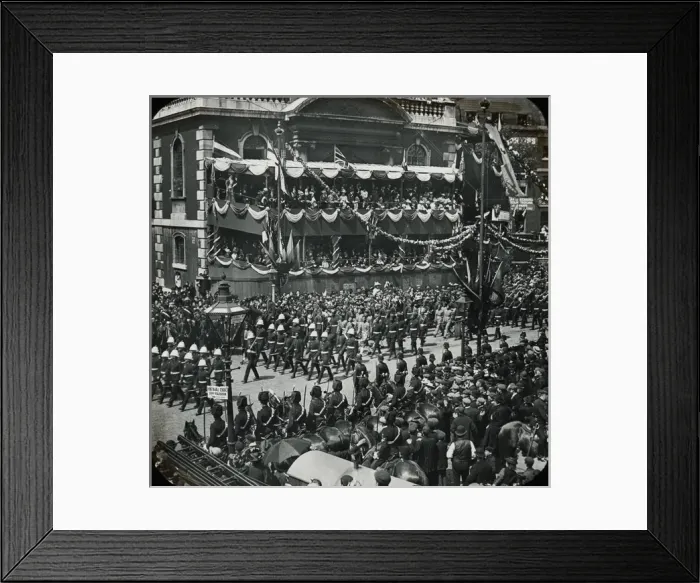 Framed Print : Queen Victorias Diamond Jubilee - West Indian Infantry Framed Print : Queen Victorias Diamond Jubilee - West Indian Infantry