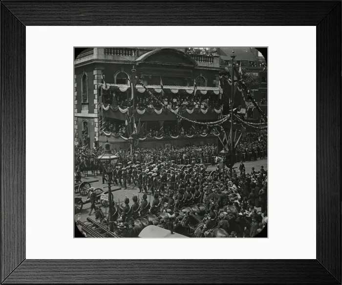 Framed Print : Queen Victorias Diamond Jubilee - The Naval Detachment Framed Print : Queen Victorias Diamond Jubilee - The Naval Detachment