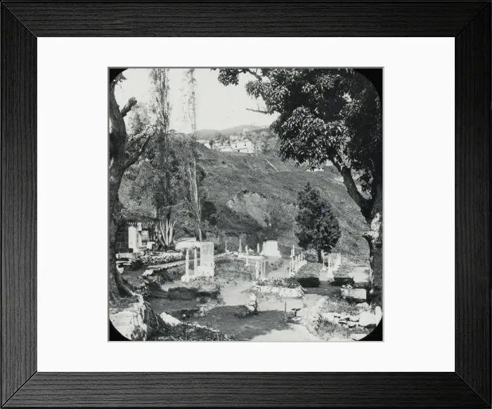 Framed Print : Jamaica - The Cemetery, Newcastle Framed Print : Jamaica - The Cemetery, Newcastle
