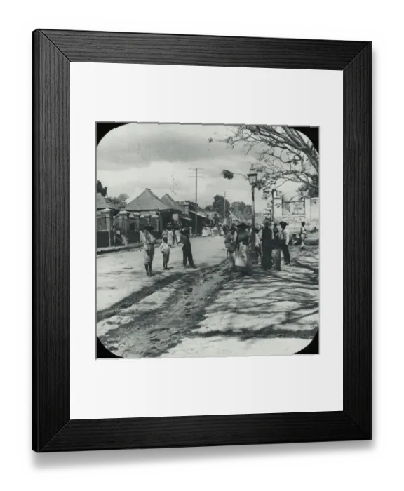 Framed Print : Jamaica - Orange Street, and Jubilee Market, Kingston Framed Print : Jamaica - Orange Street, and Jubilee Market, Kingston