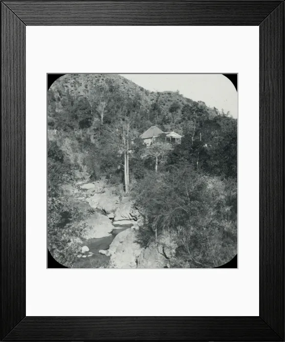 Framed Print : Jamaica - View from Bridge, Newcastle Framed Print : Jamaica - View from Bridge, Newcastle