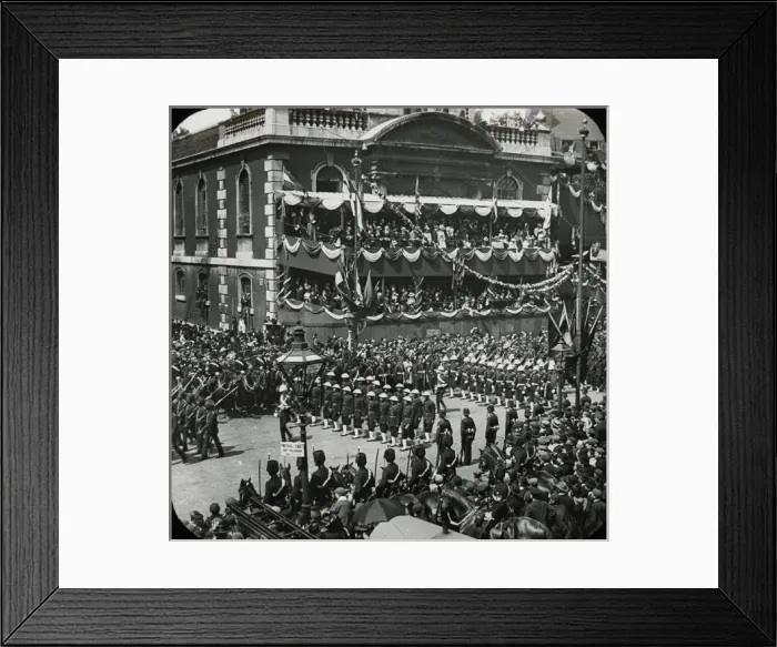 Framed Print : Queen Victorias Diamond Jubilee - The Hong Kong Police Framed Print : Queen Victorias Diamond Jubilee - The Hong Kong Police