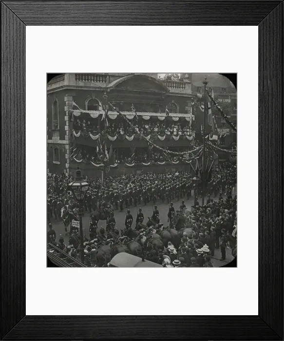 Framed Print : Diamond Jubilee - Naval Bridge Marching to Position Framed Print : Diamond Jubilee - Naval Bridge Marching to Position