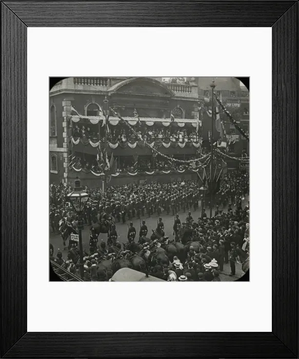 Framed Print : Diamond Jubilee - Naval Bridge Marching to Position Framed Print : Diamond Jubilee - Naval Bridge Marching to Position
