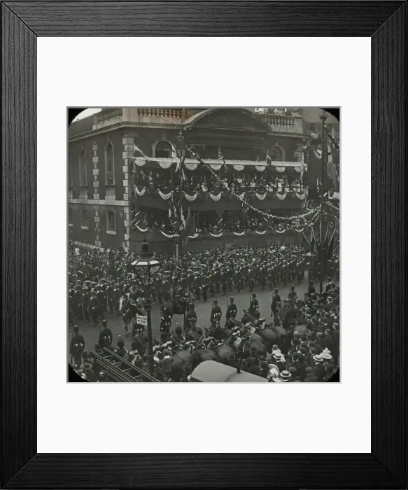 Framed Print : Diamond Jubilee - Naval Bridge Marching to Position Framed Print : Diamond Jubilee - Naval Bridge Marching to Position