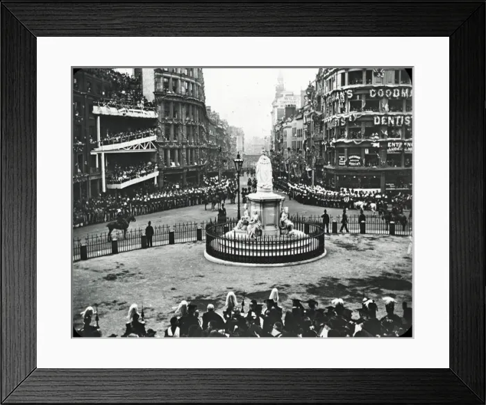 Framed Print : Queen Victorias Diamond Jubilee - View from St Pauls Framed Print : Queen Victorias Diamond Jubilee - View from St Pauls