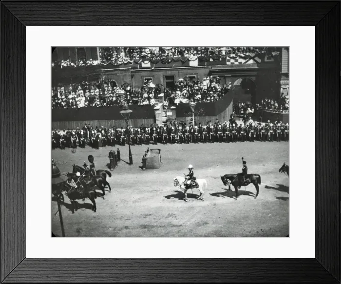 Framed Print : Queen Victorias Diamond Jubilee - Lord Roberts at Whitehall Framed Print : Queen Victorias Diamond Jubilee - Lord Roberts at Whitehall