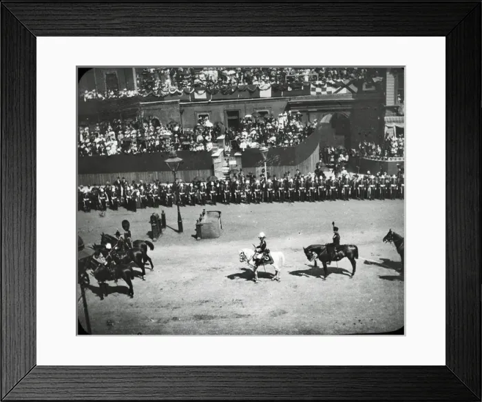 Framed Print : Queen Victorias Diamond Jubilee - Lord Roberts at Whitehall Framed Print : Queen Victorias Diamond Jubilee - Lord Roberts at Whitehall