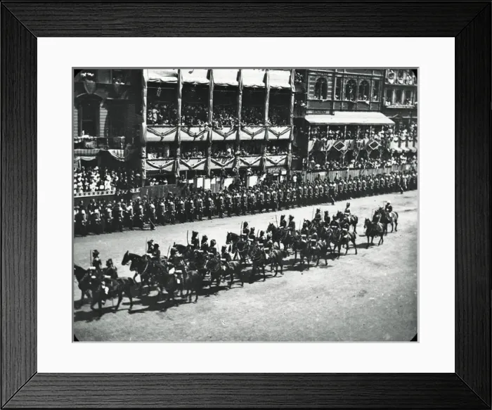 Framed Print : Queen Victorias Diamond Jubilee - Colonial Troops at Whiteh Framed Print : Queen Victorias Diamond Jubilee - Colonial Troops at Whiteh