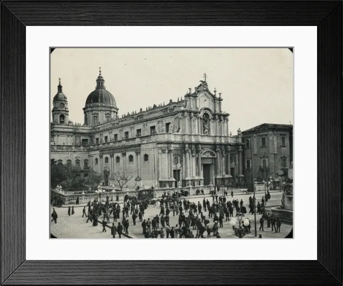 Framed Print : Sicily - Catania Cathedral Framed Print : Sicily - Catania Cathedral