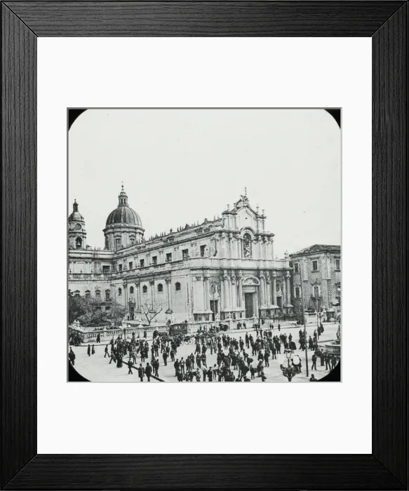 Framed Print : Sicily - Catania Cathedral