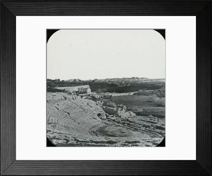 Framed Print : Sicily - Greek Theatre at Syracuse Framed Print : Sicily - Greek Theatre at Syracuse