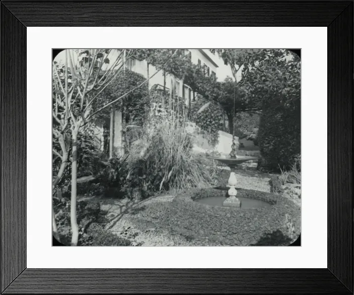 Framed Print : Madeira, view in garden of hotel Framed Print : Madeira, view in garden of hotel