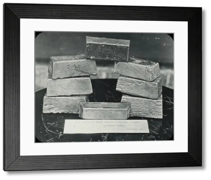 Framed Print : Zimbabwe (Rhodesia) - First output of Gold Framed Print : Zimbabwe (Rhodesia) - First output of Gold