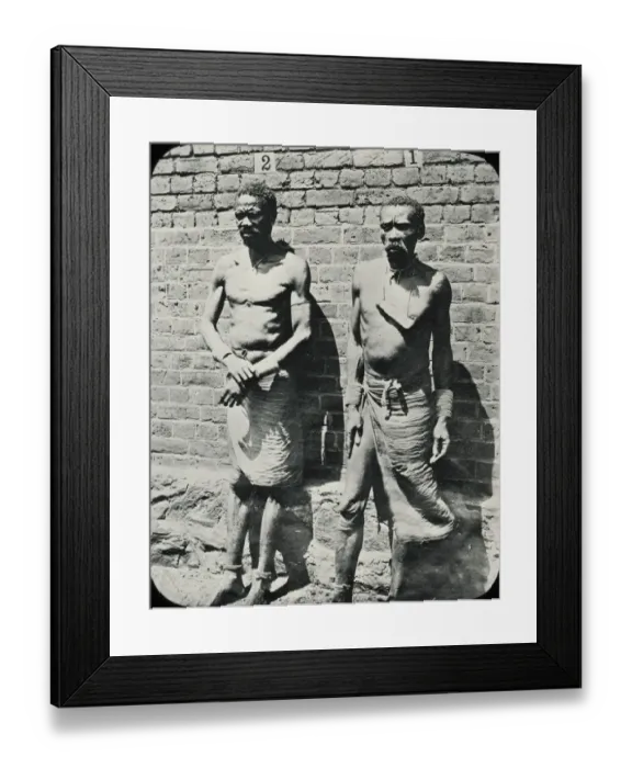 Framed Print : Zimbabwe (Rhodesia) - Types of Natives Framed Print : Zimbabwe (Rhodesia) - Types of Natives