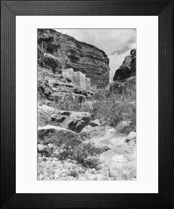 Framed Print : Monastery of St George, Wadi Qelt, West Bank Framed Print : Monastery of St George, Wadi Qelt, West Bank