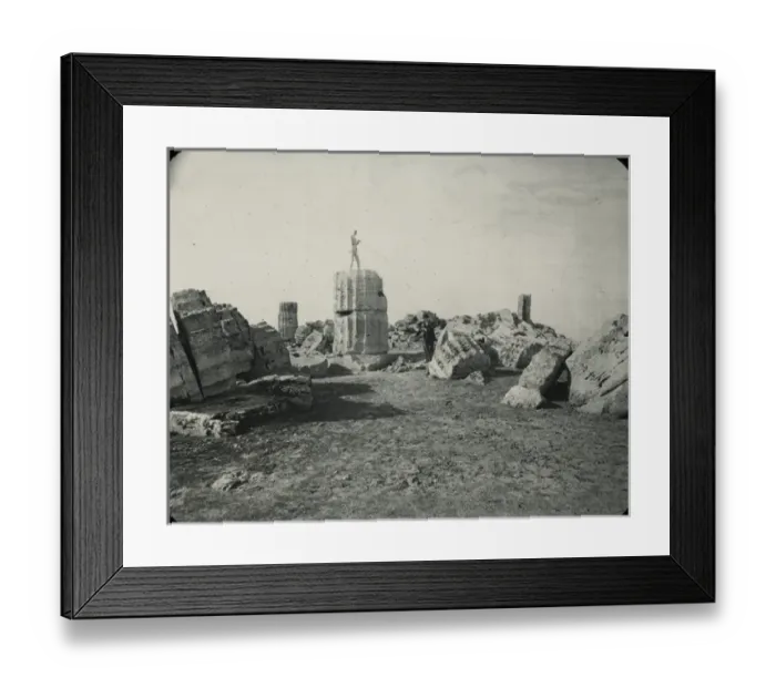 Framed Print : Sicily - Selinunto Temple Framed Print : Sicily - Selinunto Temple