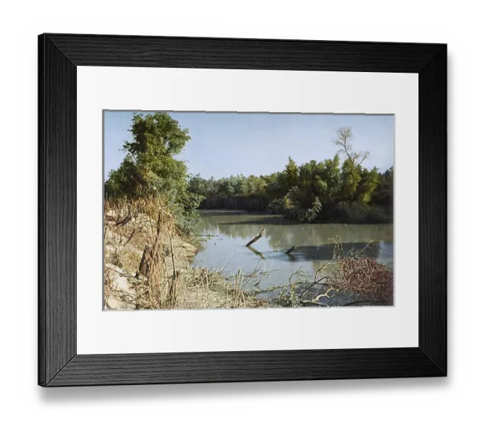 Framed Print : View of the River Jordan, Holy Land Framed Print : View of the River Jordan, Holy Land