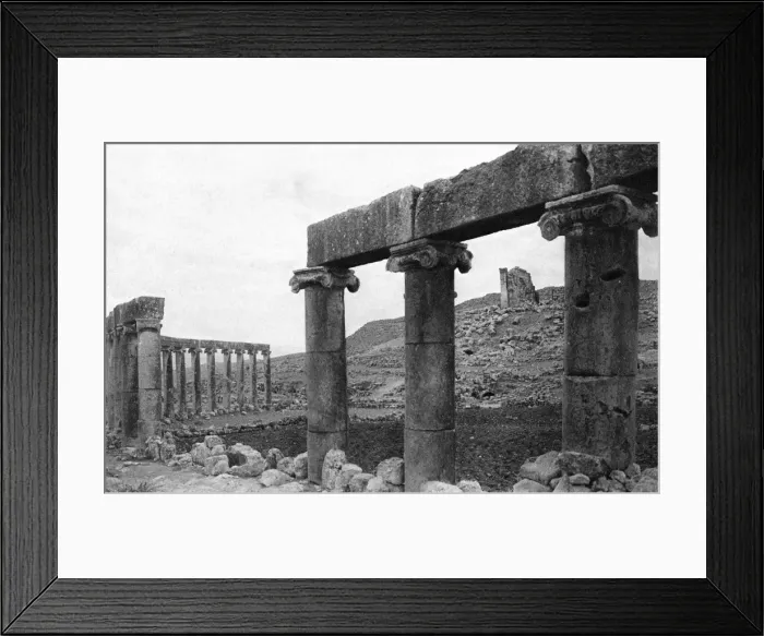 Framed Print : Ruins near the Forum, Jerash (Gerasa), Jordan, Holy Land Framed Print : Ruins near the Forum, Jerash (Gerasa), Jordan, Holy Land