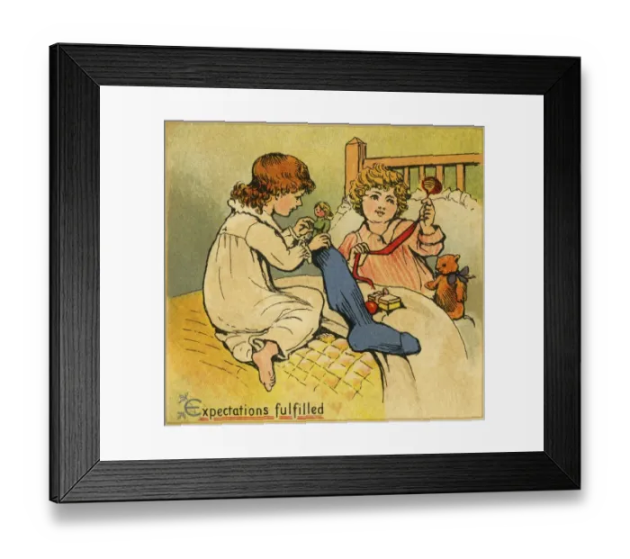 Framed Print : Unwrapping Xmas presents Framed Print : Unwrapping Xmas presents