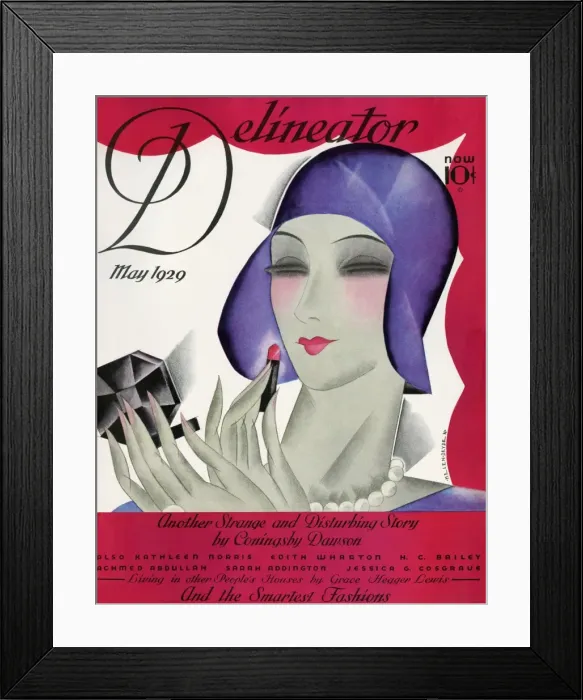 Framed Print : Delineator cover May 1929 Framed Print : Delineator cover May 1929