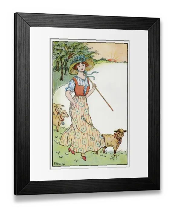 Framed Print : Shepherdess Framed Print : Shepherdess