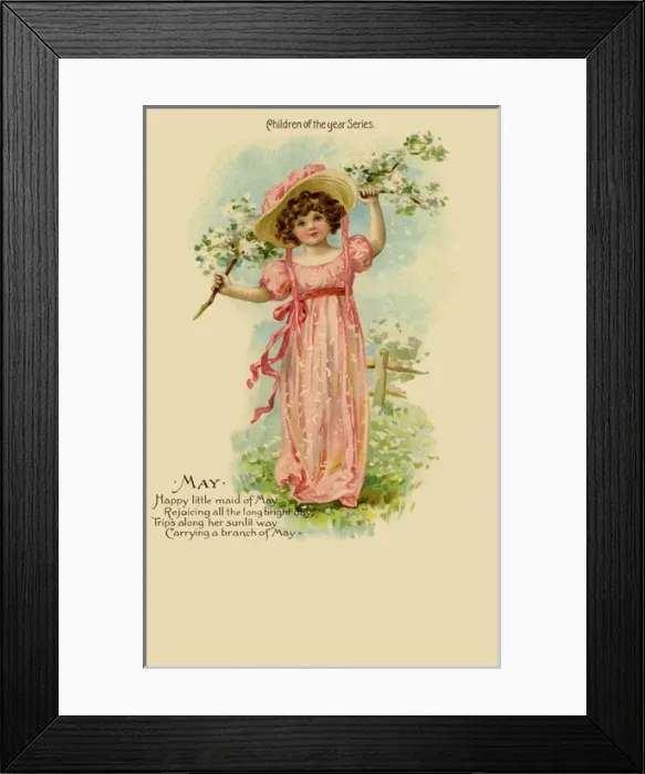 Framed Print : Children of the Year. May Framed Print : Children of the Year. May