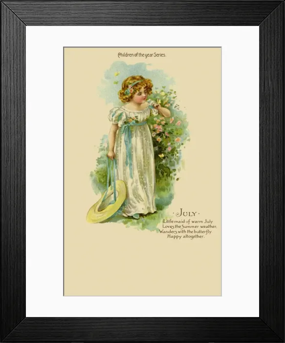 Framed Print : Children of the year July Framed Print : Children of the year July