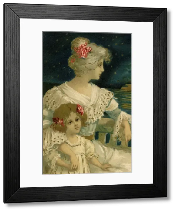 Framed Print : A mother & her child Framed Print : A mother & her child