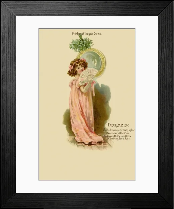 Framed Print : Children of the year. December Framed Print : Children of the year. December