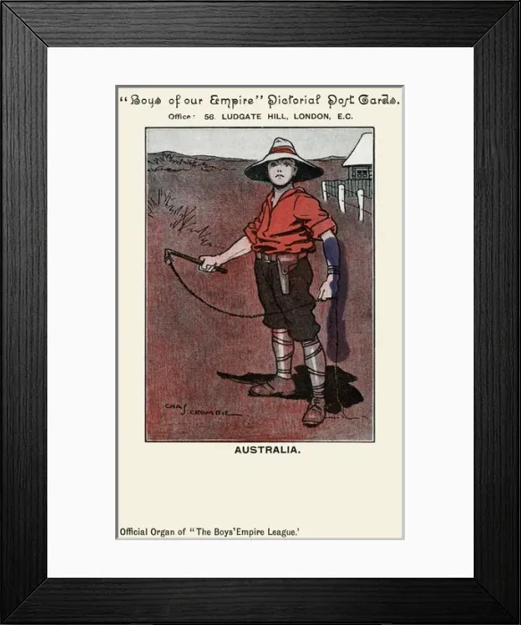 Framed Print : Boys of our Empire. Australia Framed Print : Boys of our Empire. Australia