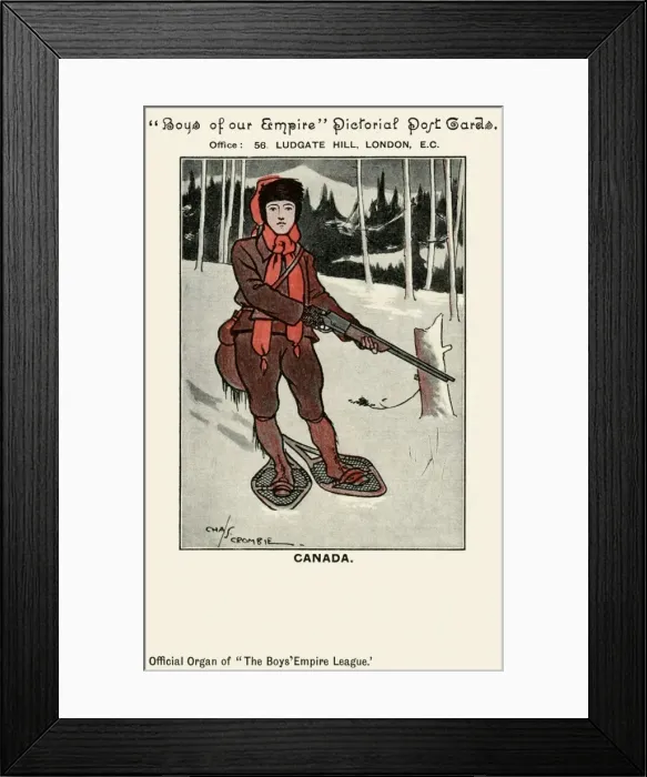 Framed Print : Boys of our Empire. Canada Framed Print : Boys of our Empire. Canada