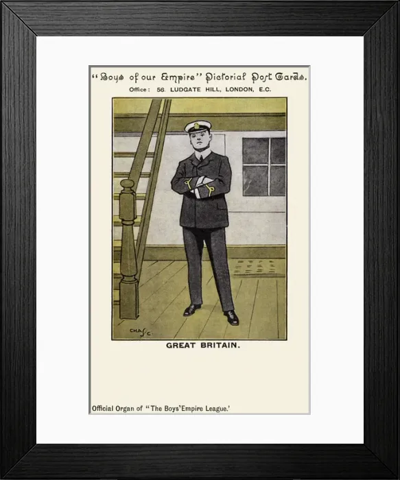 Framed Print : Boys of our Empire. Gt Britain Framed Print : Boys of our Empire. Gt Britain
