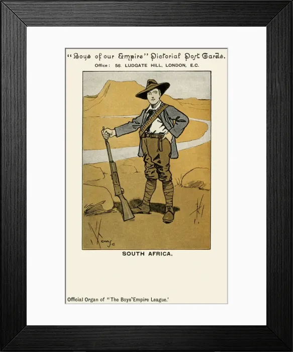 Framed Print : Boys of our Empire. Sth Africa Framed Print : Boys of our Empire. Sth Africa