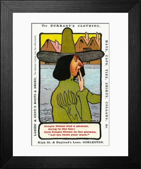 Framed Print : Simple Simon Framed Print : Simple Simon