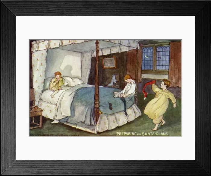 Framed Print : Preparing for Santa Framed Print : Preparing for Santa