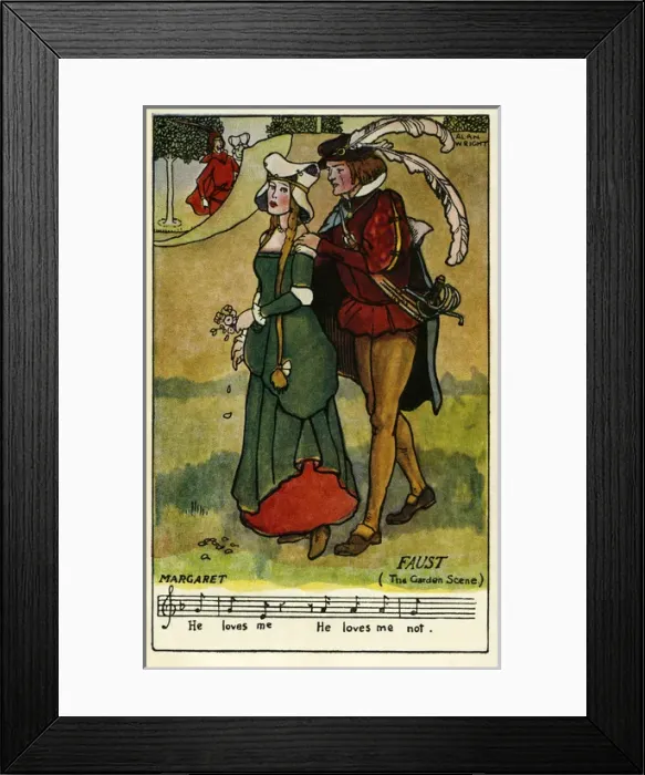 Framed Print : The opera Faust Framed Print : The opera Faust