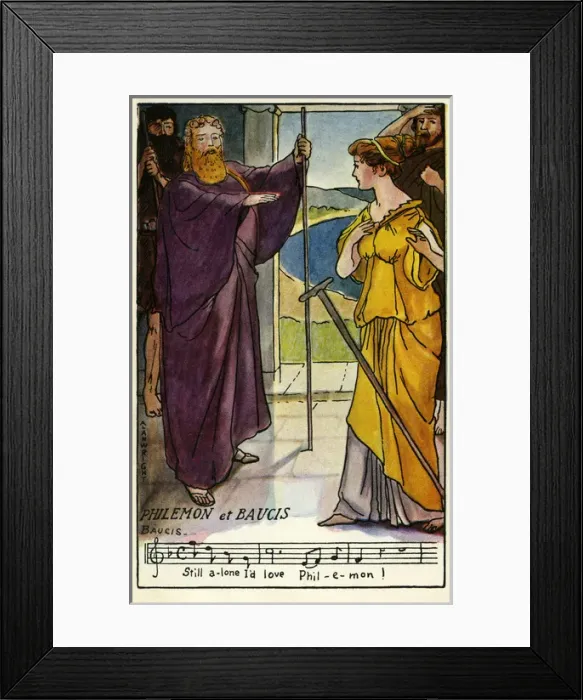 Framed Print : The opera Philemon & Baucis Framed Print : The opera Philemon & Baucis