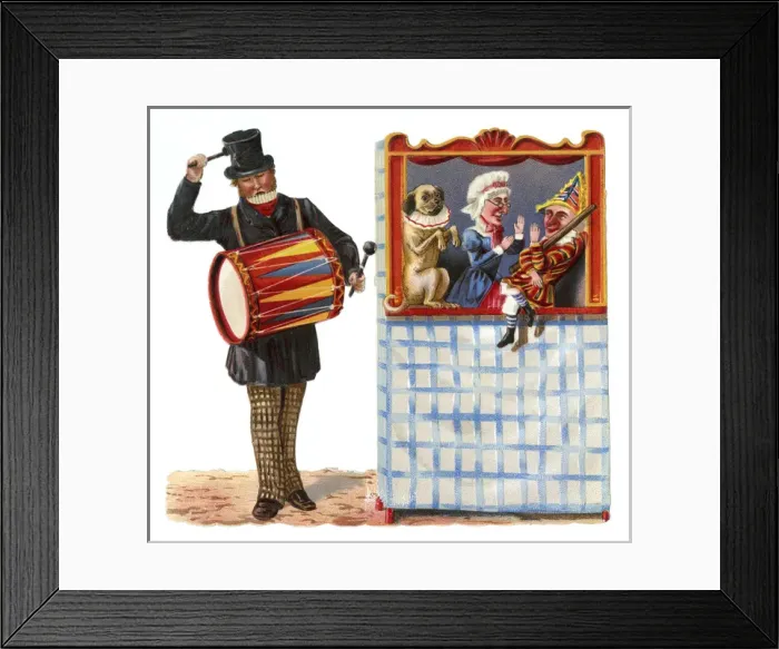 Framed Print : Punch and Judy show Framed Print : Punch and Judy show