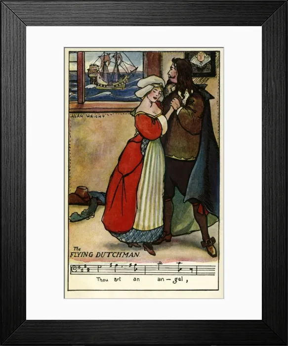 Framed Print : The opera The Flying Dutchman Framed Print : The opera The Flying Dutchman