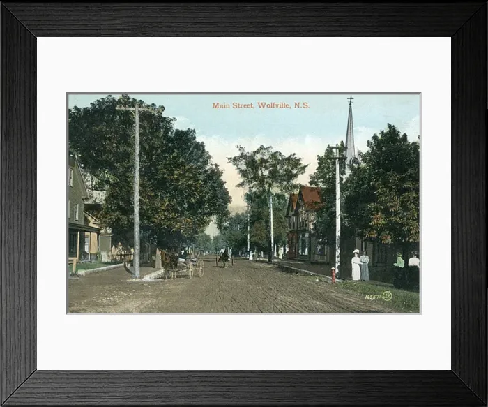 Framed Print : Wolfville, Nova Scotia, Canada Framed Print : Wolfville, Nova Scotia, Canada