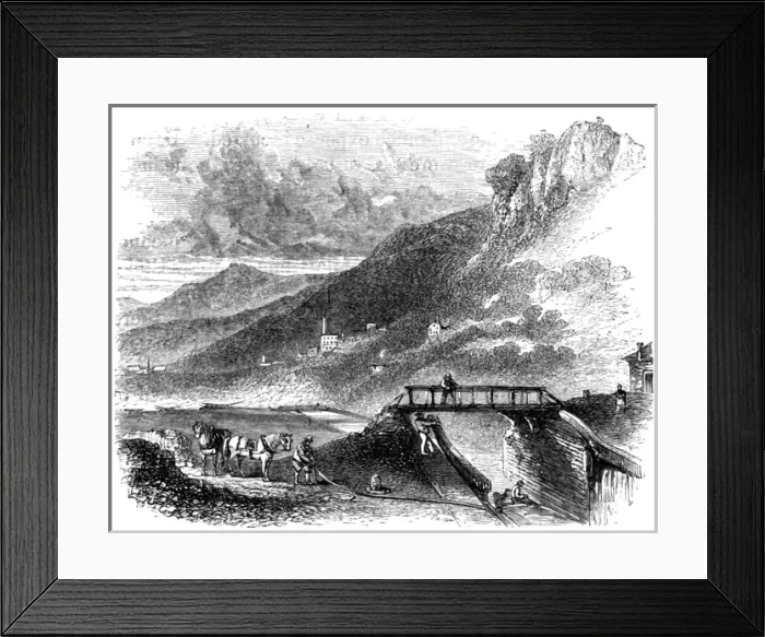 Framed Print : Rennies locks on the Rochdale canal Framed Print : Rennies locks on the Rochdale canal