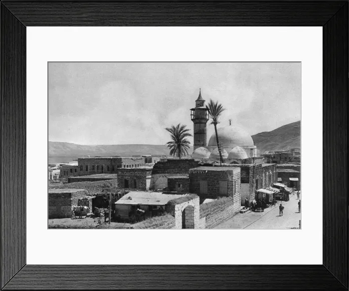 Framed Print : Mosque on the Sea of Galilee, Israel Framed Print : Mosque on the Sea of Galilee, Israel